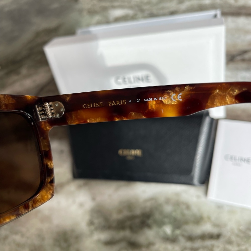 Celine Brown CL40130I Oversized Square Sunglasses - Picture 6 of 9
